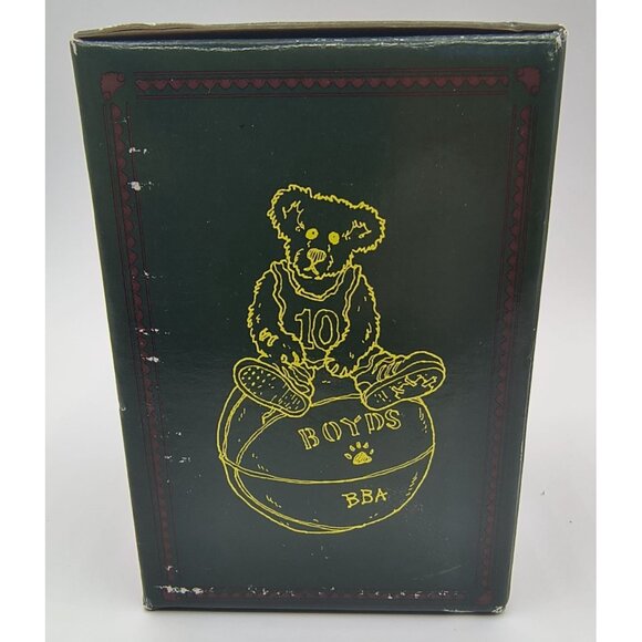 Boyds Bears Basketball Ornament 1998 #25706 Sports-Themed Original Box - Picture 11 of 12